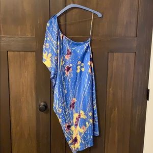 New with tags one shoulder, asymmetrical dress